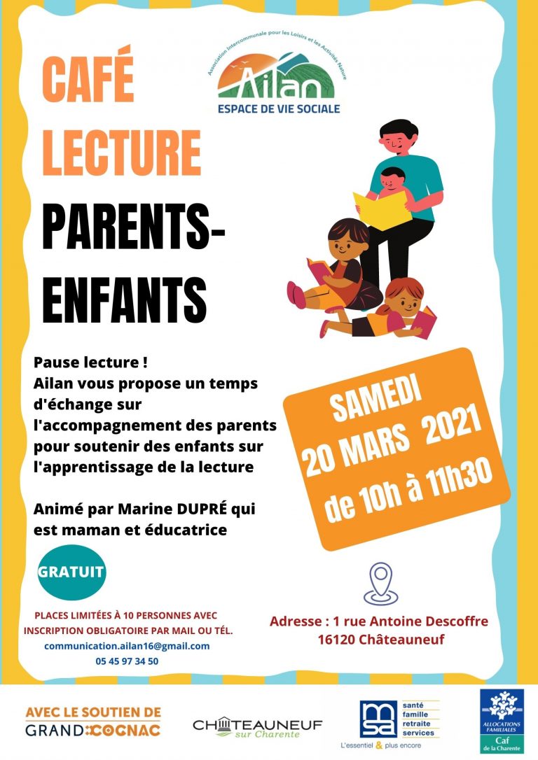 Café lecture parents-enfants à l&rsquo;AILAN