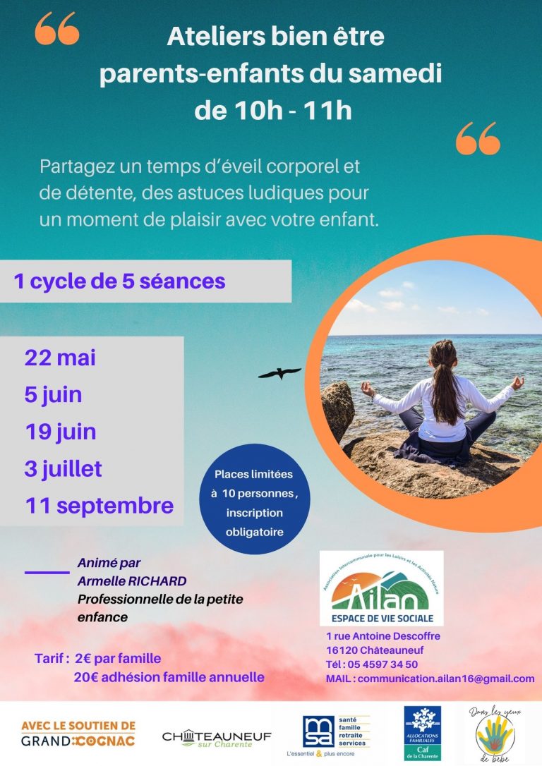 Atelier bien être parents-enfants à l&rsquo;AILAN