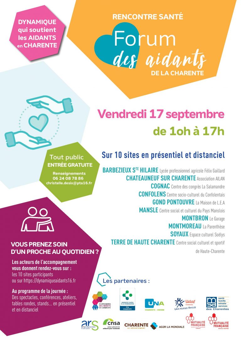 AILAN accueil le forum des AIDANTS de la Charente