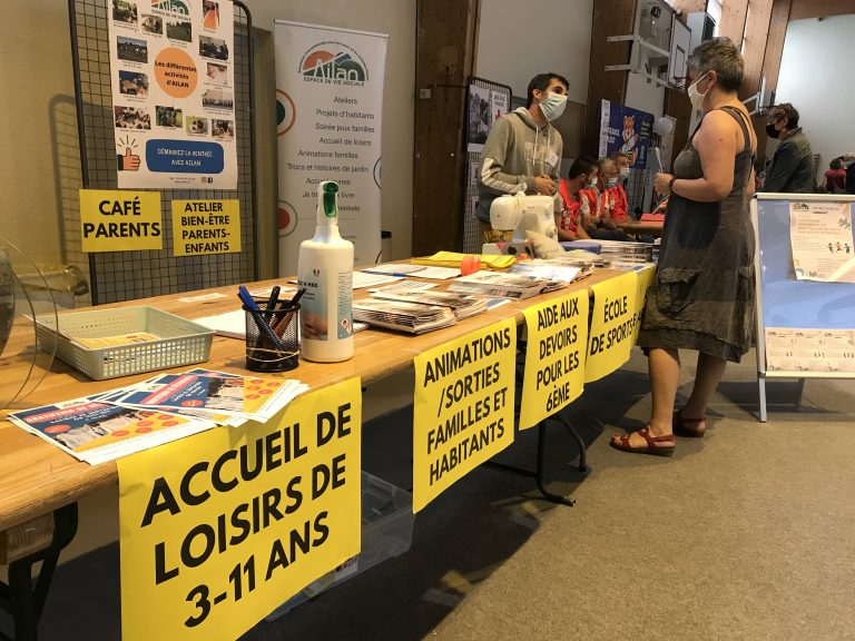 Présence d&rsquo;AILAN au forum des associations à Châteauneuf