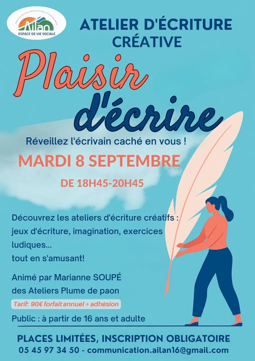 Plaisir d&rsquo;écrire